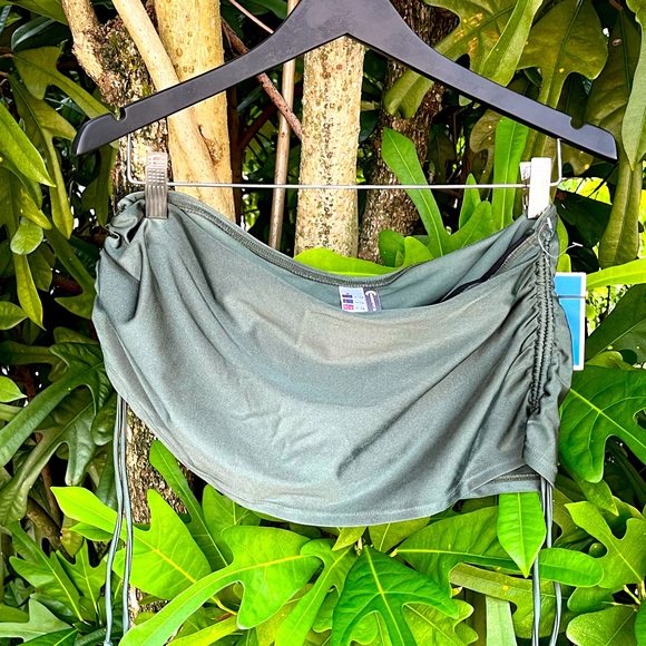 Military Green Bikini Bottom/Skirt - Picture 1 of 4